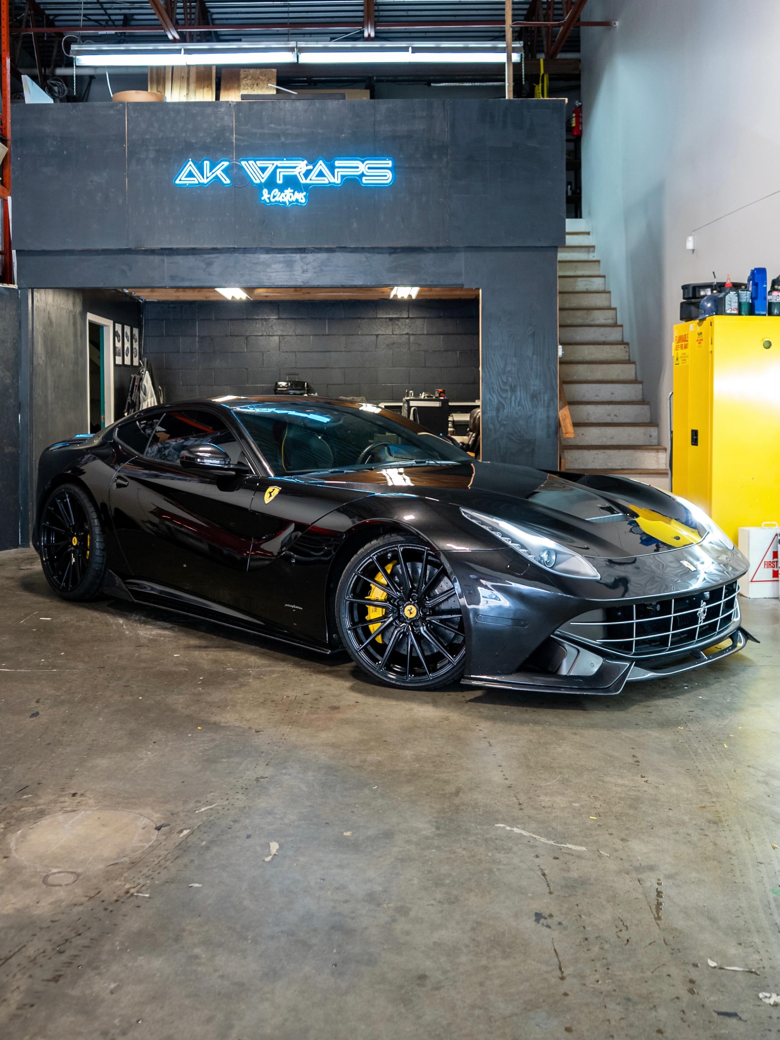 Ferrari F12 Berlinetta — carbon, gloss and protection